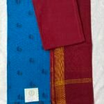 Cotton Printed Dress Material with Mangalagiri Duppata