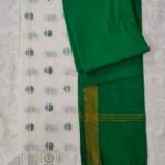 Cotton Printed Dress Material with Mangalagiri Duppata