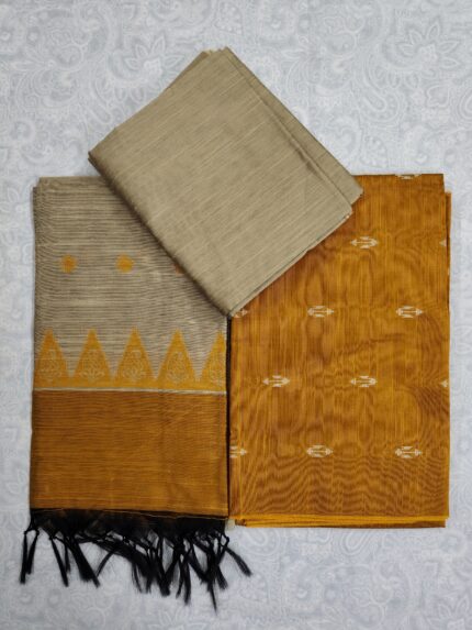 Khadi Silk Dress Material Set (DNO0002)