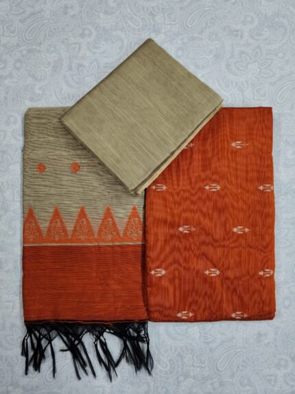 Khadi Silk Dress Material Set (DNO0003)
