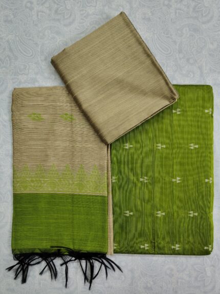 Khadi Silk Dress Material Set (DNO0006)