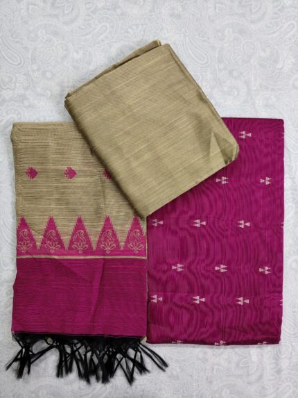 Khadi Silk Dress Material Set (DNO0007)