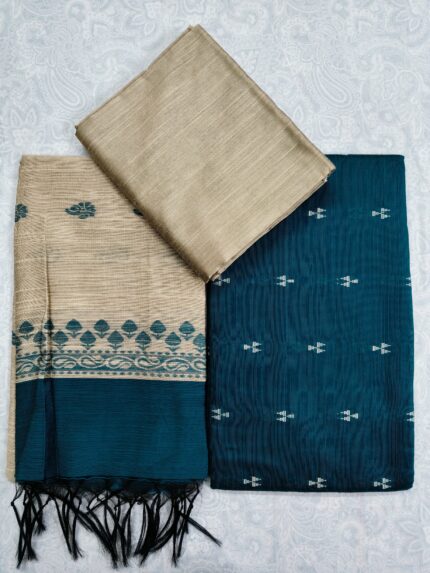 Khadi Silk Dress Material Set (DNO0008)
