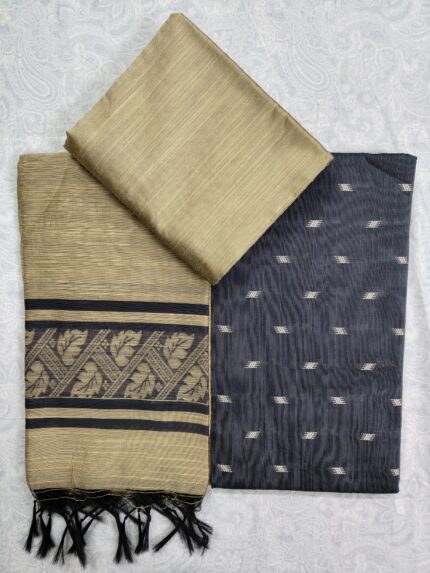 Khadi Silk Dress Material Set (DNO0010)