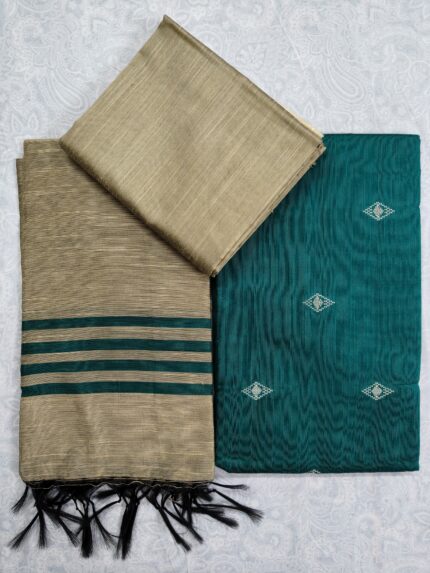 Khadi Silk Dress Material Set (DNO0015)