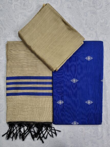 Khadi Silk Dress Material Set (DNO0017)