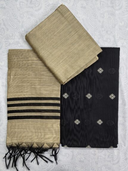 Khadi Silk Dress Material Set (DNO0018)