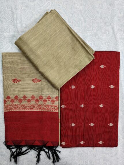 Khadi Silk Dress Material Set (DNO0024)