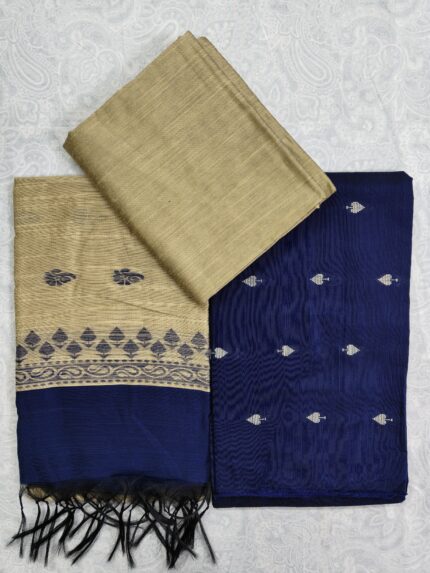 Khadi Silk Dress Material Set (DNO0025)