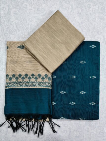 Khadi Silk Dress Material Set (DNO0028)