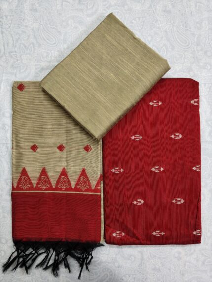 Khadi Silk Dress Material Set (DNO0029)