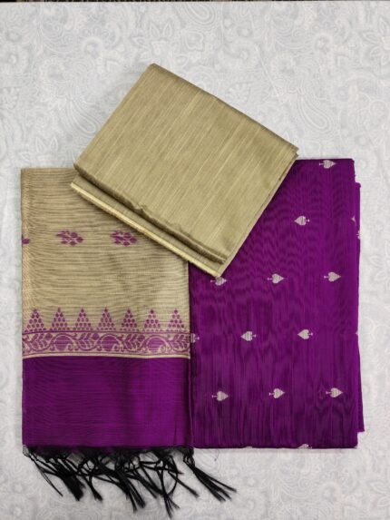Khadi Silk Dress Material Set (DNO0031)