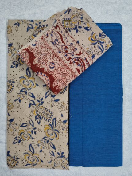 Kalamkari Cotton Dress Material (DNO0035)