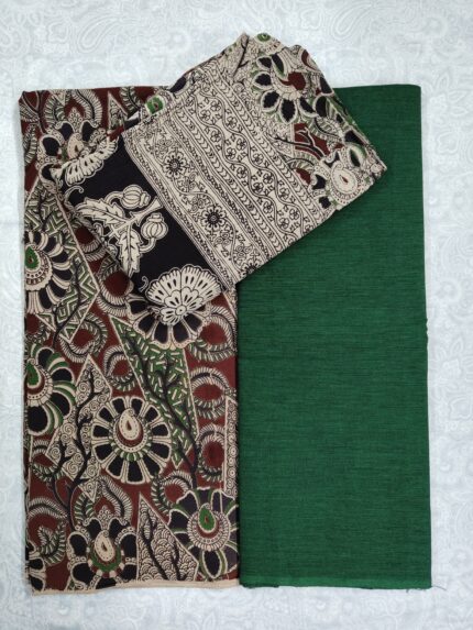 Kalamkari Cotton Dress Material (DNO0047)