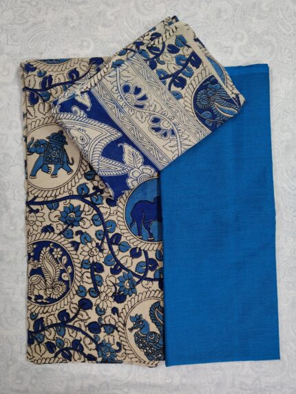 Kalamkari Cotton Dress Material (DNO0055)