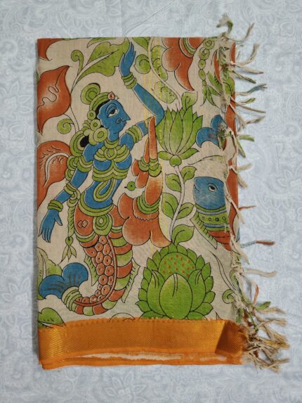 Cotton Digital Print Duppata with Nizam Border (DPD001)