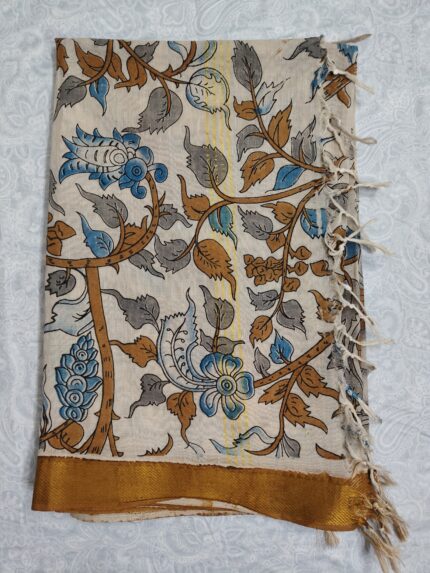 Cotton Digital Print Duppata with Nizam Border (DPD011)