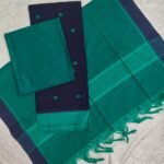 Mangalagiri Cotton Dress Material with Thread Buty Top (DNO0089)