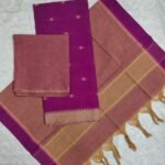 Mangalagiri Cotton Dress Material with Thread Buty Top (DNO0091)