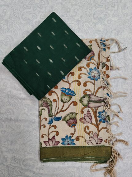 Khadi Silk Top and Nelluru Silk Dupatta(KSND017)