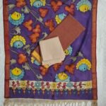 Mangalagiri Cotton Dress Material with Pen Kalamkari Duppata (PKD008)