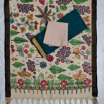 Mangalagiri Cotton Dress Material with Pen Kalamkari Duppata (PKD010)