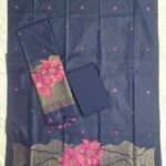 Chanderi Jamdani Dress Material Set (CCJDM04)