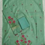Chanderi Jamdani Dress Material Set (CCJDM05)