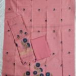 Chanderi Jamdani Dress Material Set (CCJDM06)