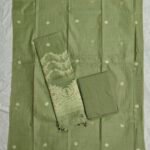 Chanderi Jamdani Dress Material Set (CCJDM11)