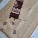 Chanderi Jamdani Dress Material Set (CCJDM15)