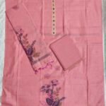 Chanderi Jamdani Dress Material Set (CCJDM38)