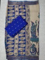 Raw Silk Top with Kalamkari Chennuru Silk Dupatta (CDRT09) - Image 2