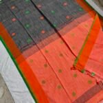 Bengal Khadi Jute Cotton Saree (JCS06)