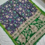 Kalamkari Chennuru Silk Dupatta (KCSD07)
