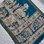 Kalamkari Chennuru Silk Dupatta (KCSD08)