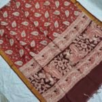 Kalamkari Chennuru Silk Dupatta (KCSD17)