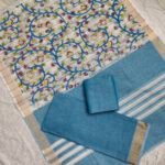 Mangalagiri Cotton Dress Material with Digital Print Dupatta (MCDM03)