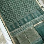 Maheswari Silk Saree with Block/Ajrak/Bagru Printed (MSS003)