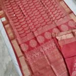 Maheswari Silk Saree with Block/Ajrak/Bagru Printed (MSS012)