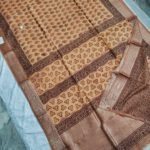 Maheswari Silk Saree with Block/Ajrak/Bagru Printed (MSS024)