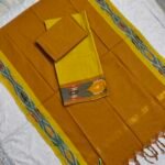 Mangalariri Cotton with Pochampally Border Set (CDMPB03)