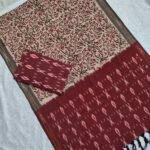 Ikkat Kalamkari Cotton Dress Material (IKKC09)