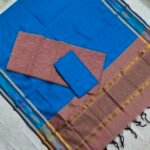 Ikkat Sico Dress Material with Pochampally Border Dupatta (ISPB10)