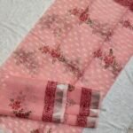 Kota Doria Block Print Suit 2PCs Set (KBDM11)