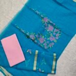 Kota Doria Embroidery Suit 3PCs Set (KEDM21)