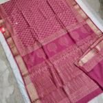 Maheswari Silk Saree with Block/Ajrak/Bagru Printed (MSS055)
