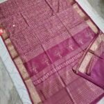 Maheswari Silk Saree with Block/Ajrak/Bagru Printed (MSS060)