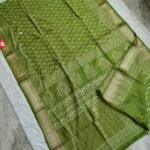 Maheswari Silk Saree with Block/Ajrak/Bagru Printed (MSS061)