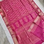 Maheswari Silk Saree with Block/Ajrak/Bagru Printed (MSS063)